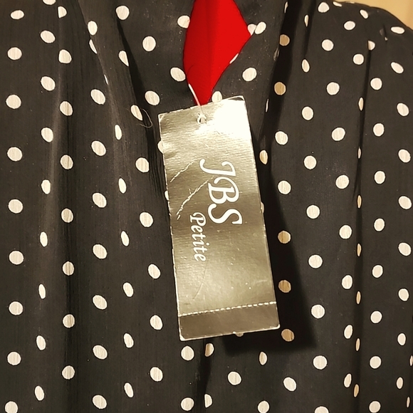 DARLING POLKADOT CHIFFON DRESS - Picture 6 of 7